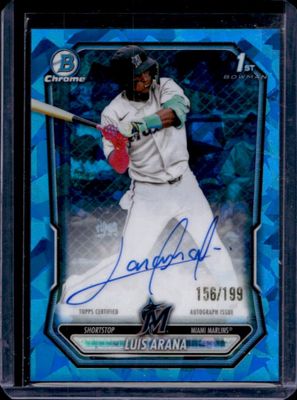 2026 Bowman Sapphire Edition #BSPA-LA Chrome Prospect Autographs /199 (1st)