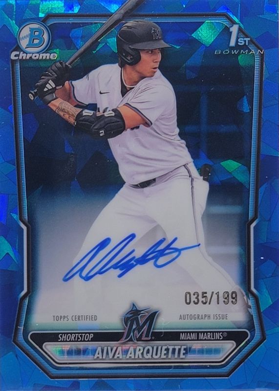 2026 Bowman Sapphire Edition #BSPA-AA Chrome Prospect Autographs /199 (1st)