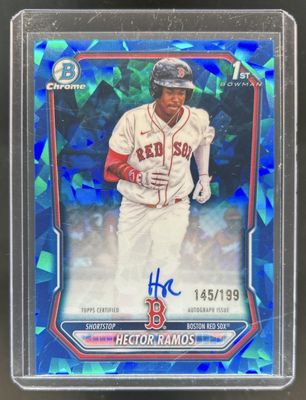 2026 Bowman Sapphire Edition #BSPA-HR Chrome Prospect Autographs /199 (1st)