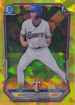 2026 Bowman Sapphire Edition #BCP-45 Chrome Prospects - Yellow /75 (1st)