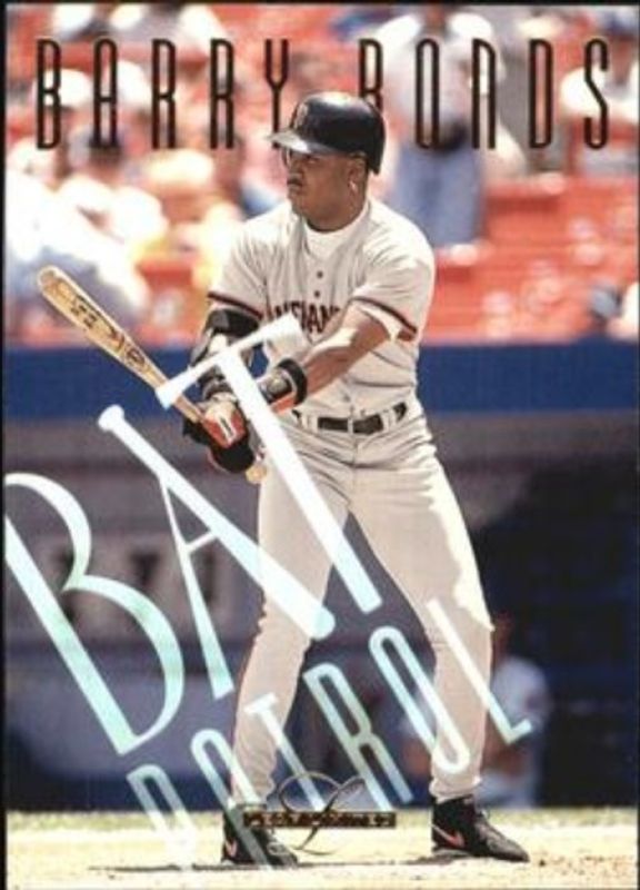 Barry Bonds 1995 Leaf Limited #15 Bat Patrol RAW