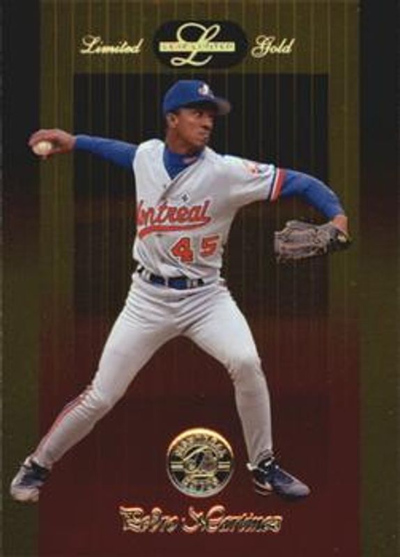 Pedro Martinez 1996 Leaf Limited #59 Gold RAW