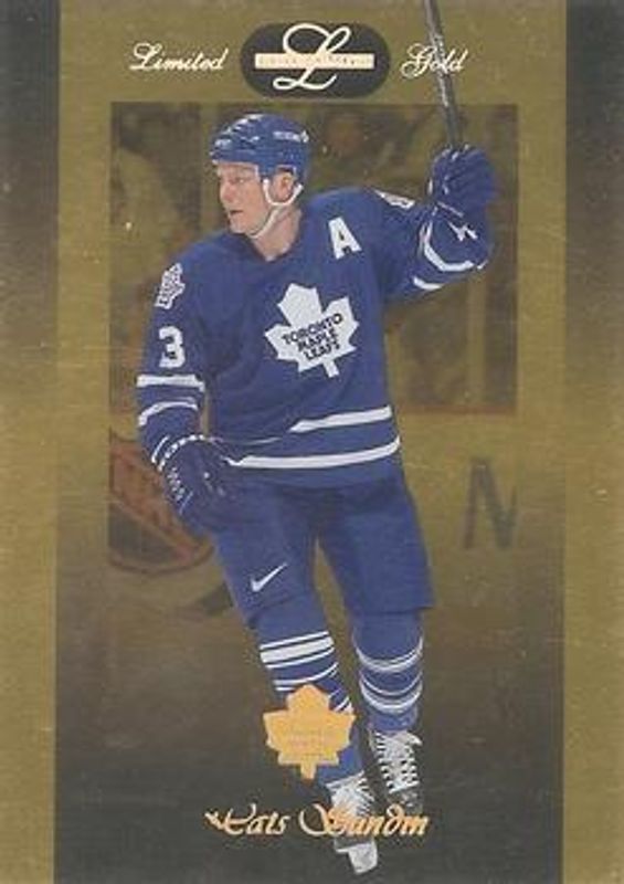 Mats Sundin 1996 Leaf Limited #28 Gold RAW