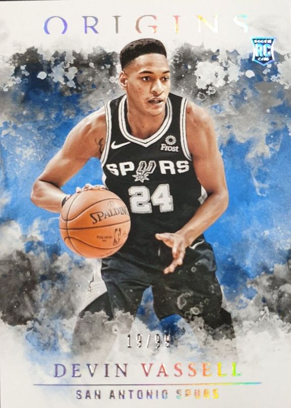 Devin Vassell 2020 Origins #81 Blue /99 Rookie RAW