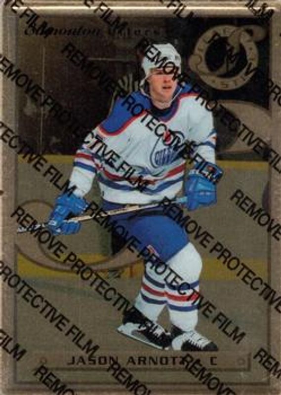 Jason Arnott 1996 Leaf Preferred #19 Steel - Gold RAW
