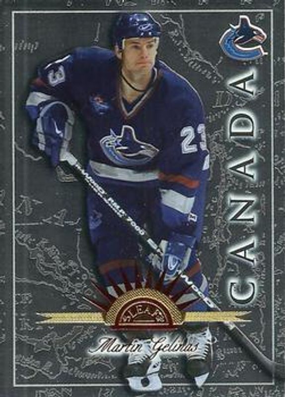 Martin Gelinas 1997 Leaf International Stars #37 Base RAW