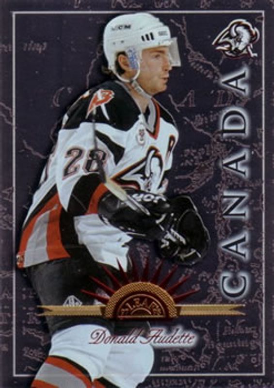 Donald Audette 1997 Leaf International Stars #99 Base RAW