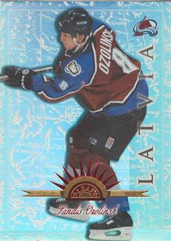Sandis Ozolinsh 1997 Leaf International Stars #118 Universal Ice RAW