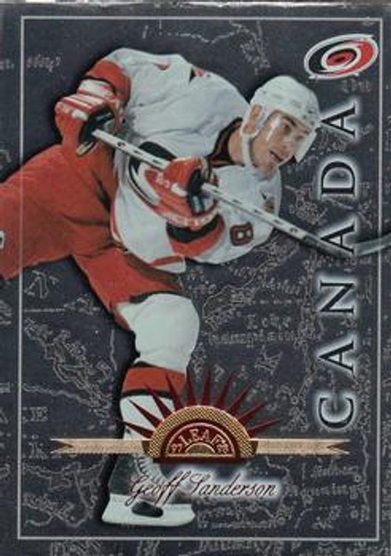 Geoff Sanderson 1997 Leaf International Stars #28 Base RAW