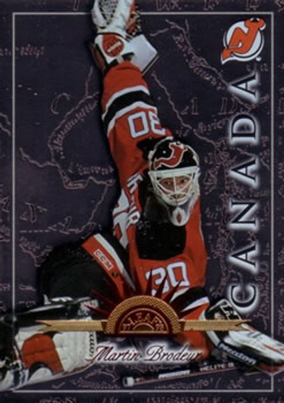 Martin Brodeur 1997 Leaf International Stars #7 Base RAW