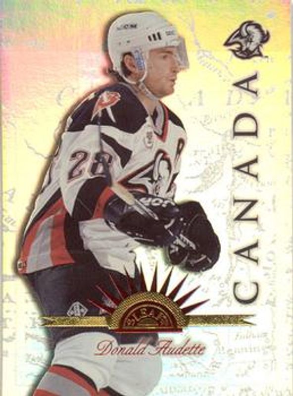 Donald Audette 1997 Leaf International Stars #99 Universal Ice RAW