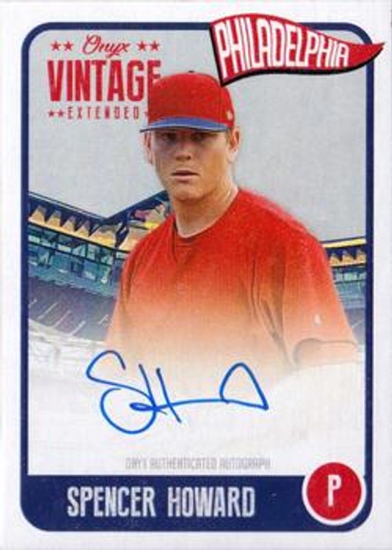 2020 Onyx Vintage Extended #EASH Autographs - Blue