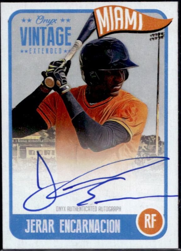 2020 Onyx Vintage Extended #EAJE Autographs - Blue
