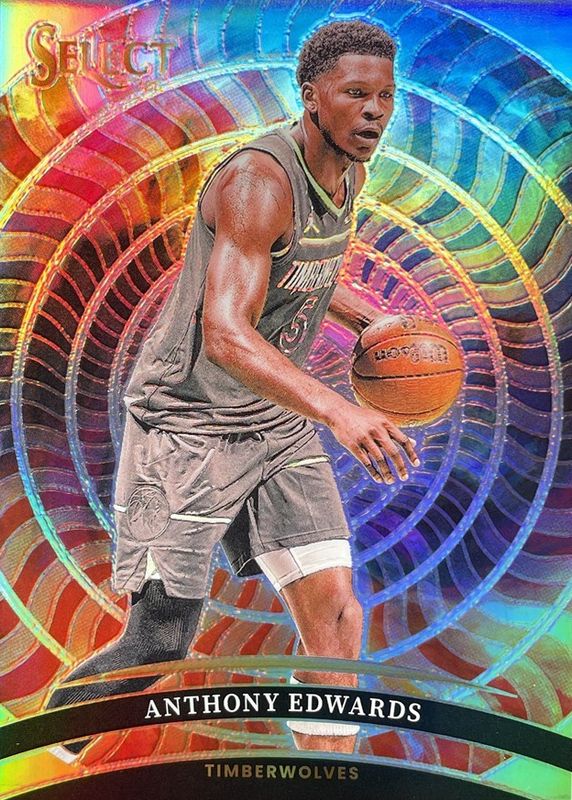 Anthony Edwards 2024 Select #25 Color Wheel /(SSP) RAW