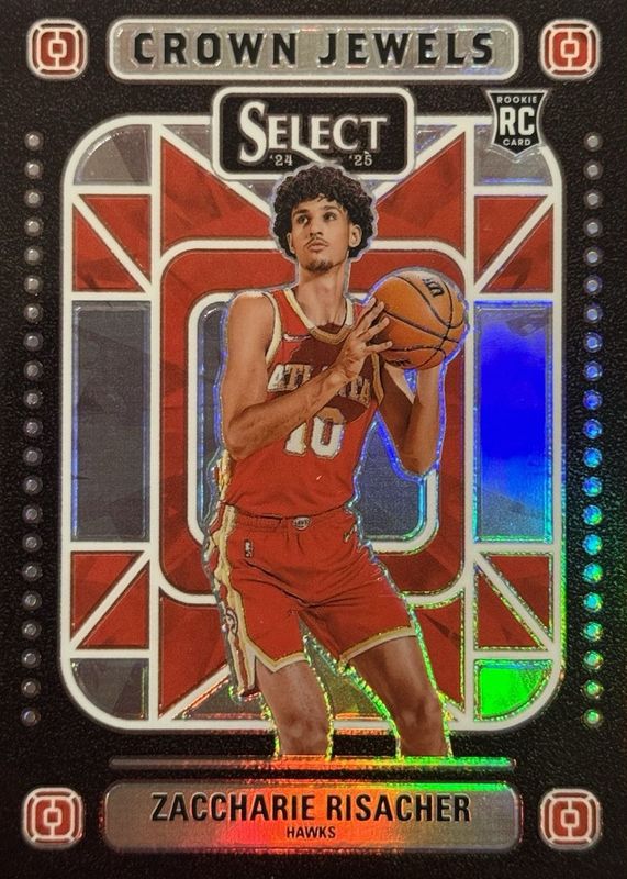 Zaccharie Risacher 2024 Select #6 Crown Jewels /(SSP) Rookie RAW