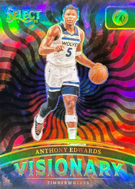 Anthony Edwards 2024 Select #1 Visionary /(SSP) RAW