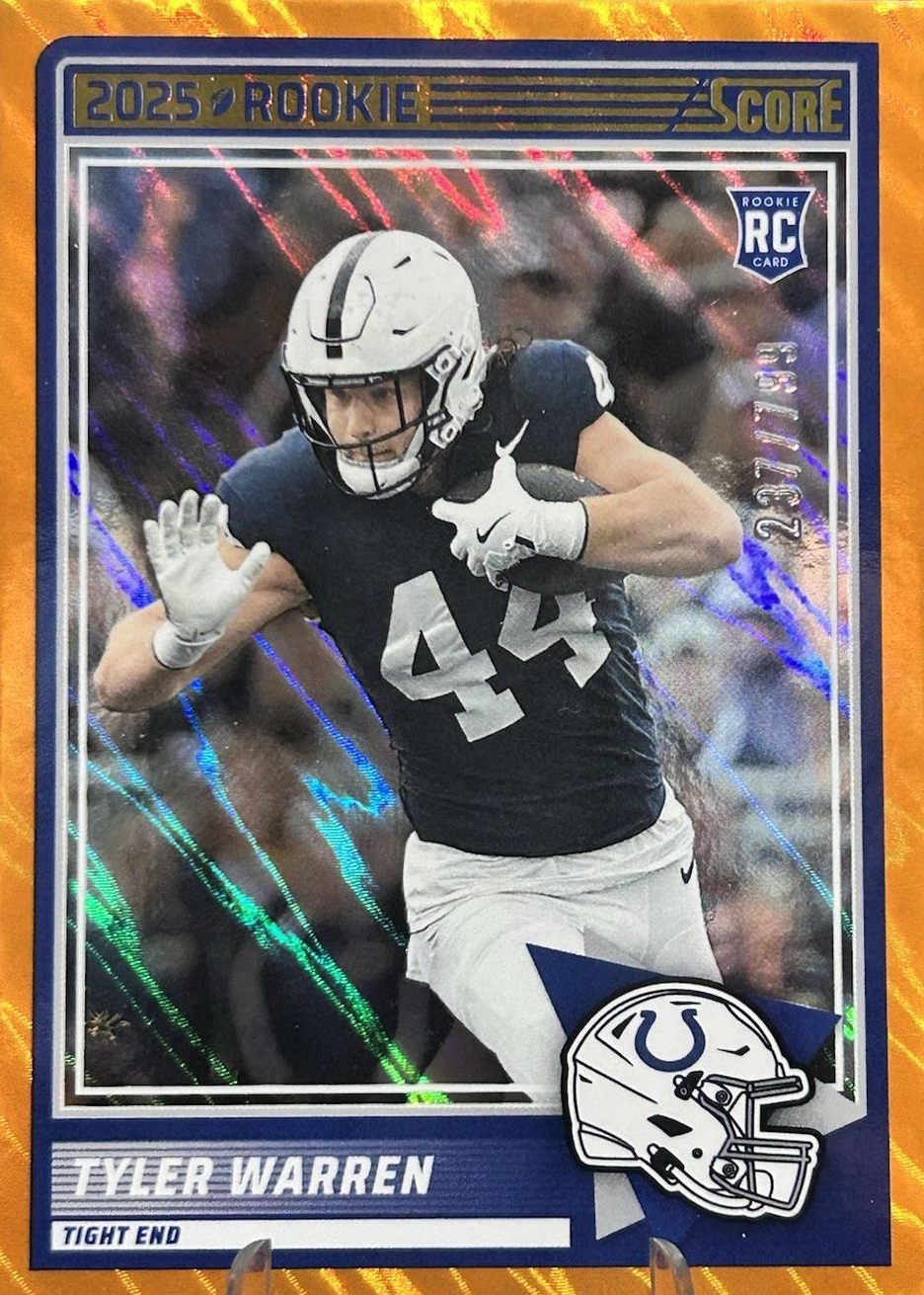 Tyler Warren 2025 Score #21 Lava /799 Price Guide - Sports Card