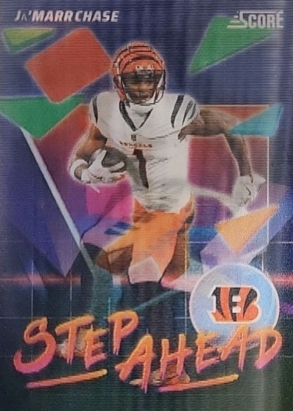 Ja'Marr Chase 2025 Score #15 Step Ahead /(SSP) RAW