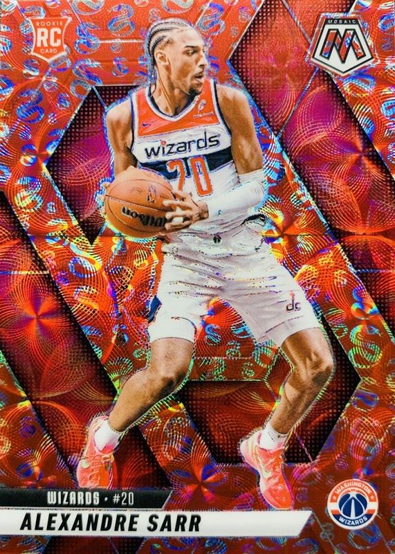 Alexandre Sarr 2024 Mosaic #216 Year of the Snake /(SSP) Rookie RAW