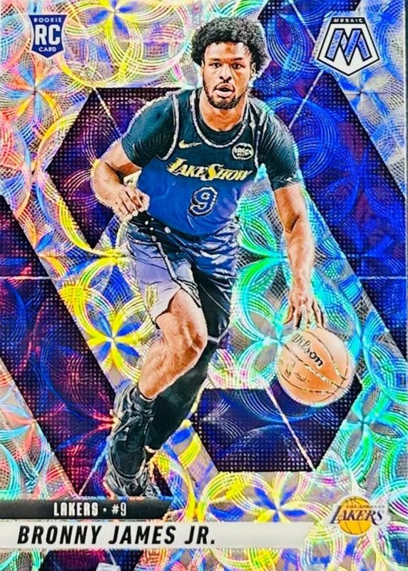 Bronny James Jr. 2024 Mosaic #214 International Rookie RAW