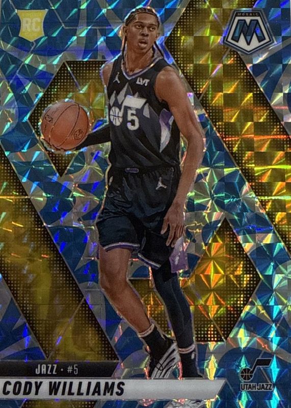 Cody Williams 2024 Mosaic #207 Reactive Blue Rookie RAW