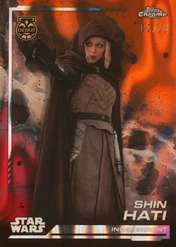 2024 Topps Chrome Star Wars #6 Mustafar Lava Refractor /10