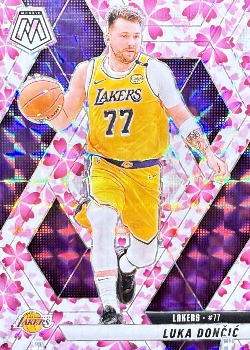 Luka Doncic 2024 Mosaic #100 Choice Cherry Blossom /20 Price Guide