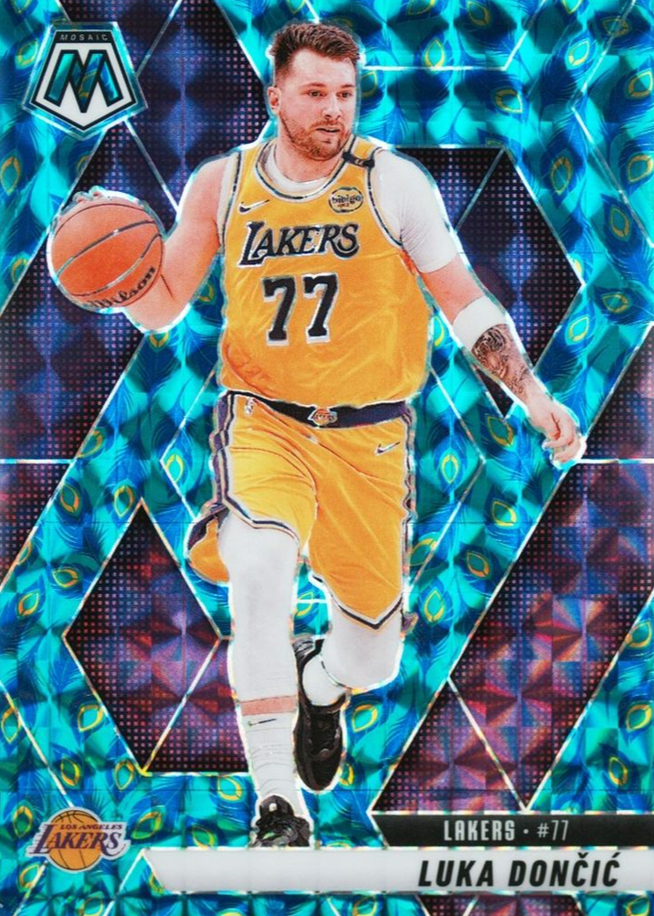 Luka Doncic 2024 Mosaic #100 Choice Peacock /(SSP) Price Guide