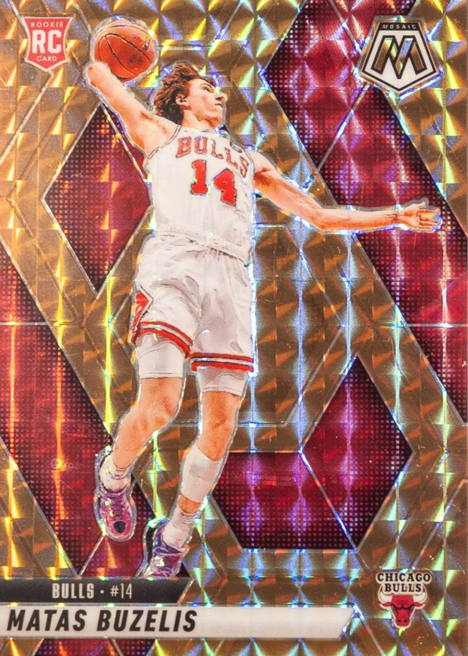 Matas Buzelis 2024 Mosaic #223 Bronze /75 Price Guide - Sports