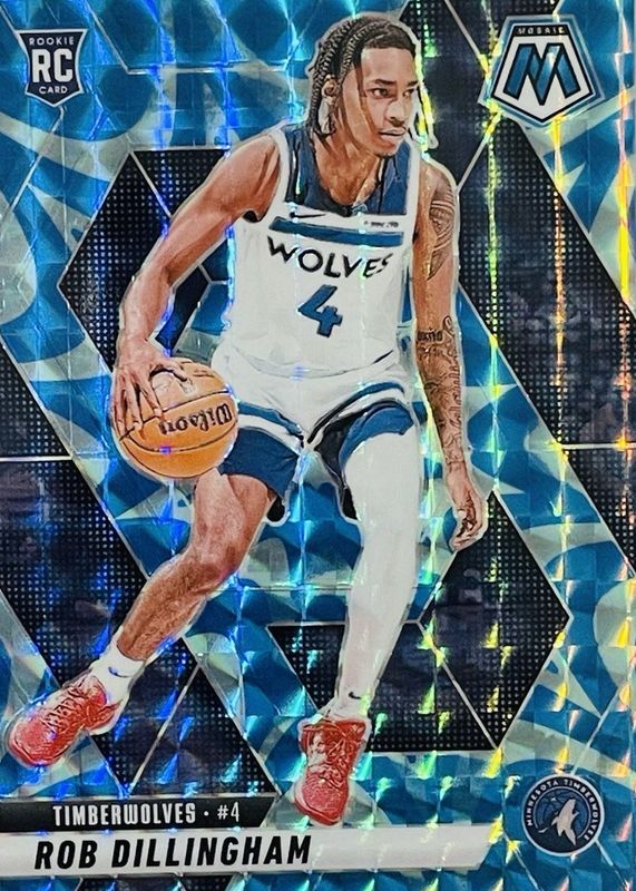 2024 Mosaic #218 Reactive Blue