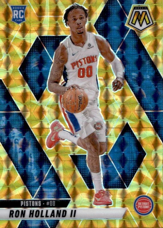 Ron Holland II 2024 Mosaic #219 Reactive Yellow Rookie RAW