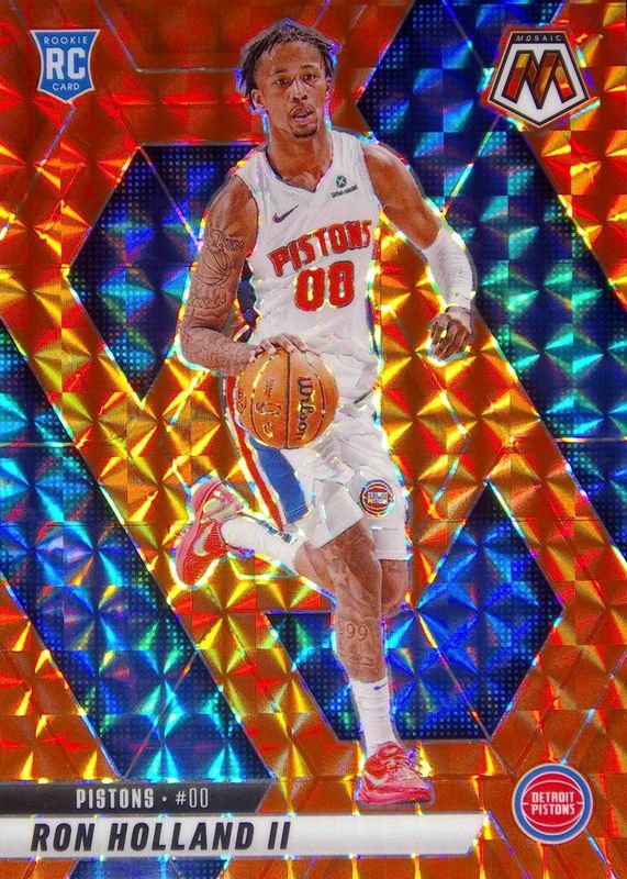 Ron Holland II 2024 Mosaic #219 Red Rookie RAW