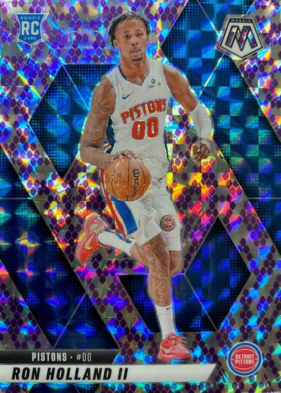 Ron Holland II 2024 Mosaic #219 Snakeskin Purple /24 Rookie RAW