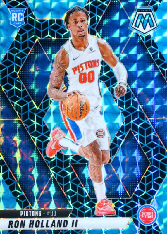 Ron Holland II 2024 Mosaic #219 Spectris Blue FOTL /25 Rookie RAW