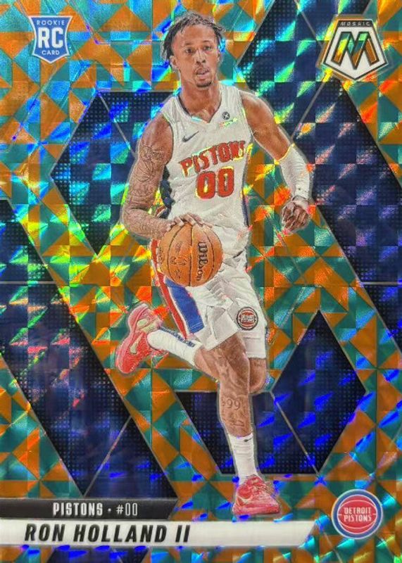 Ron Holland II 2024 Mosaic #219 Tessellation /15 Rookie RAW