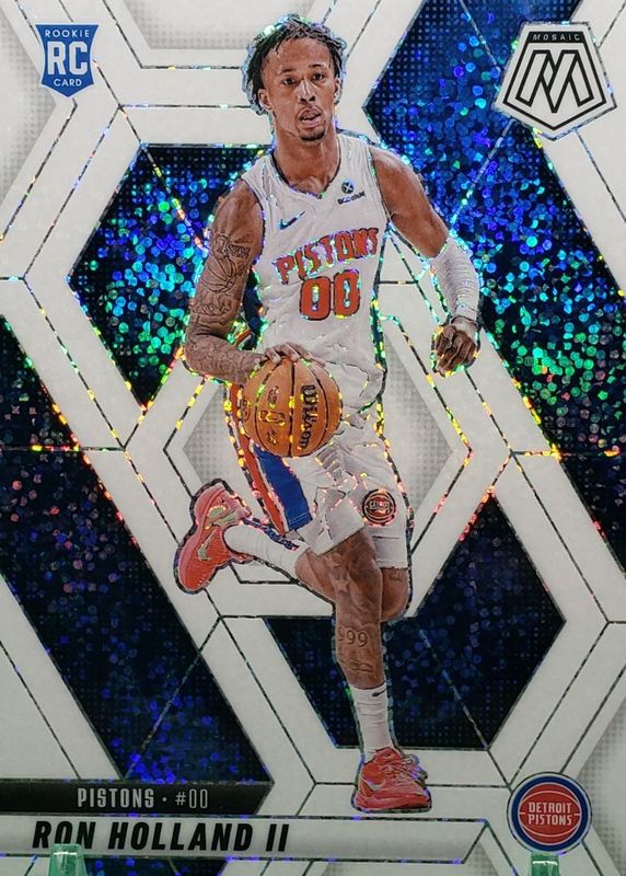 Ron Holland II 2024 Mosaic #219 White Sparkle /(SSP) Rookie RAW