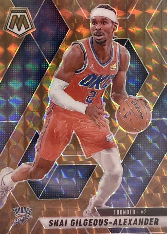 Shai Gilgeous-Alexander 2024 Mosaic #38 Bronze /75 RAW