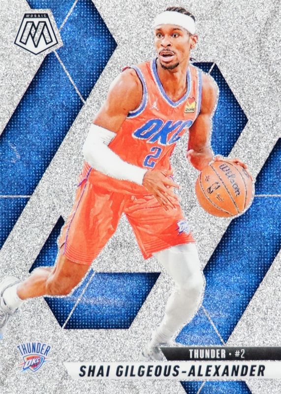 Shai Gilgeous-Alexander 2024 Mosaic #38 Glitter /(SSP) RAW