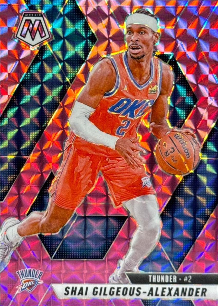 Shai Gilgeous-Alexander 2024 Mosaic #38 Pink /175 Price