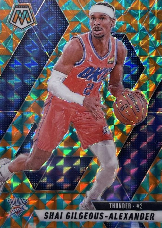 Shai Gilgeous-Alexander 2024 Mosaic #38 Tessellation /15 RAW
