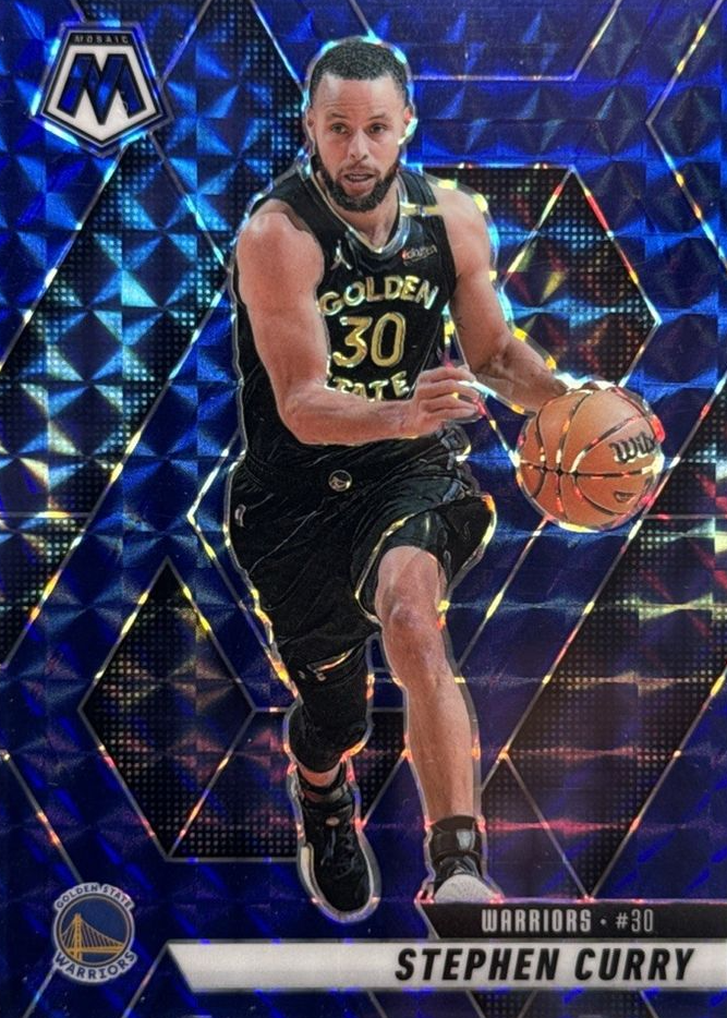 NBAカード  MOSAIC STEPHEN CURRY genesis Stephen Curry 2024 Mosaic #163 Blue /199 Price Guide