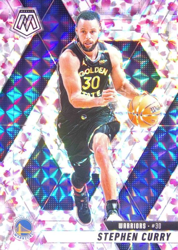 Stephen Curry 2024 Mosaic #163 Choice Cherry Blossom /20 RAW