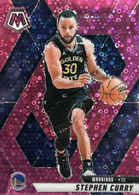 Stephen Curry 2024 Mosaic #163 Fast Break Pink /20 RAW