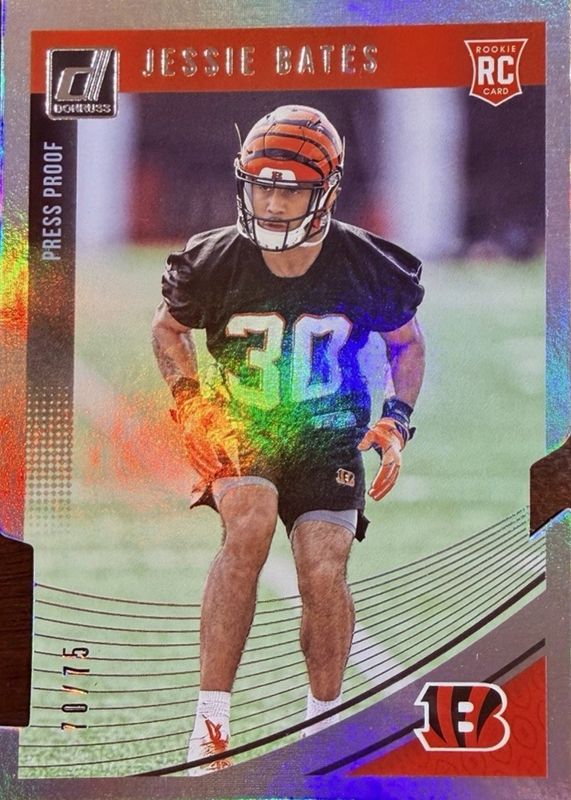 2018 Donruss #372 Press Proof Silver Die-Cut /75