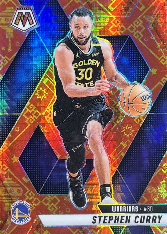 Stephen Curry 2024 Mosaic #163 Lucky Envelopes /8 RAW