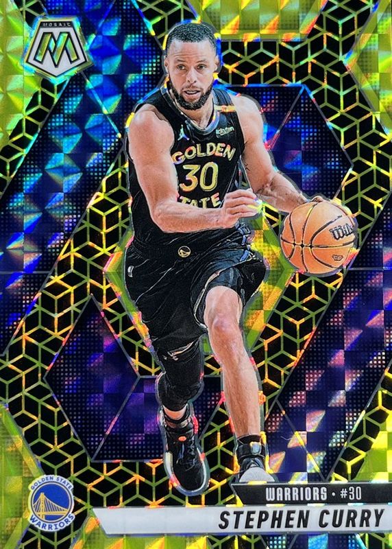 Stephen Curry 2024 Mosaic #163 Spectris Gold FOTL /10 RAW