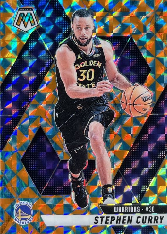 Stephen Curry 2024 Mosaic #163 Tessellation /15 RAW
