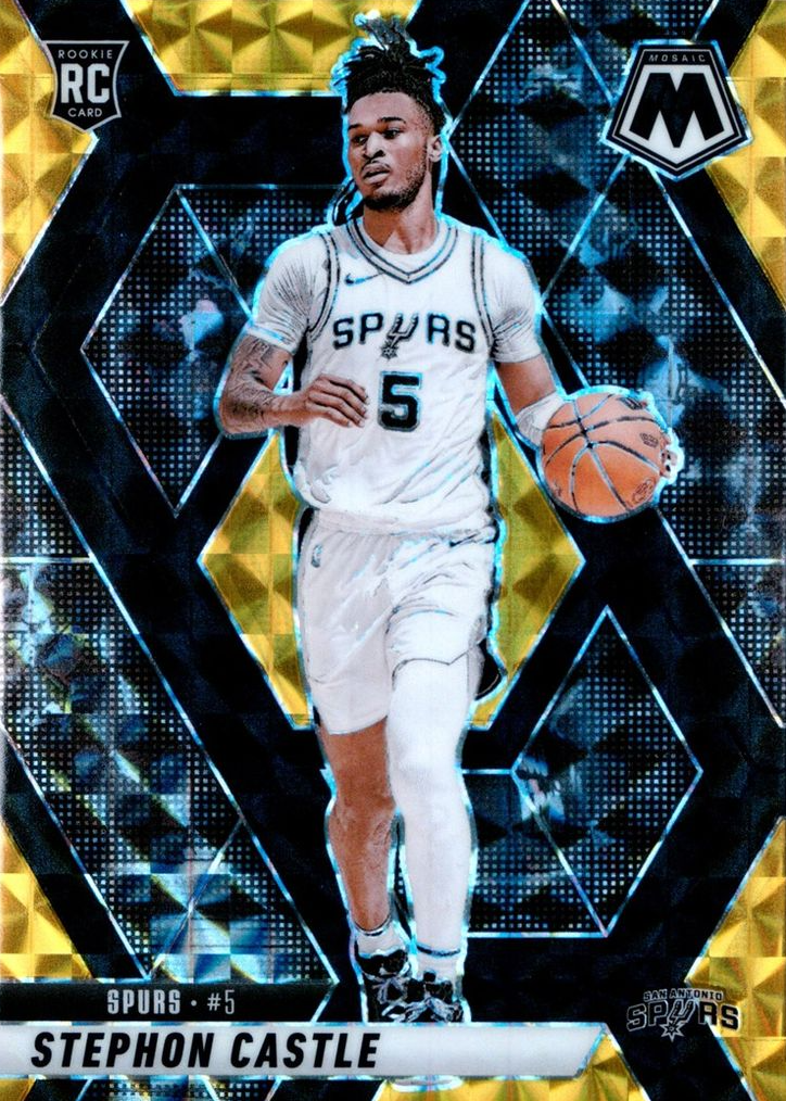 Stephon Castle 2024 Mosaic #236 Choice Black Gold /8 Price Guide