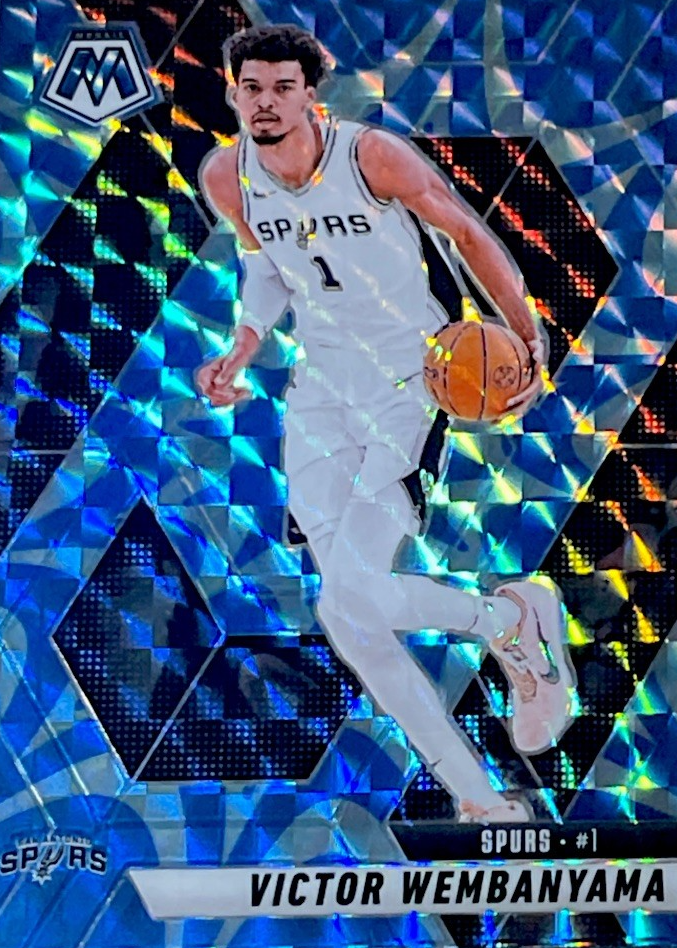 Victor Wembanyama 2024 Mosaic #31 Reactive Blue Price Guide