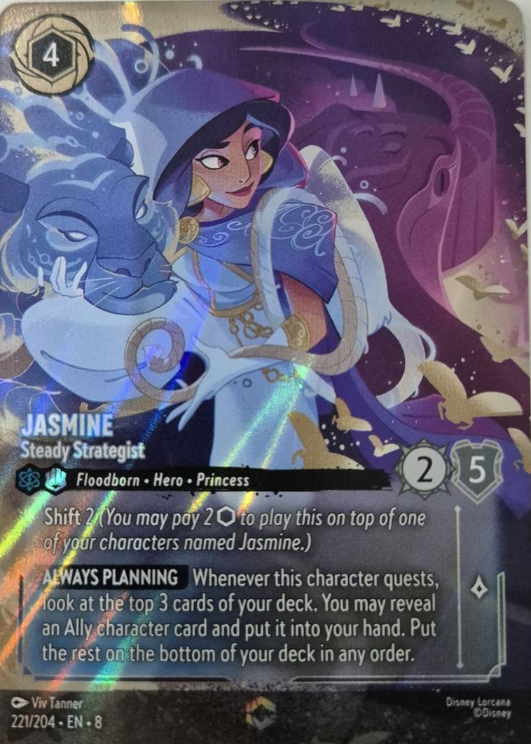 Jasmine - Steady Strategist 2025 Reign of Jafar #221/204 Enchanted